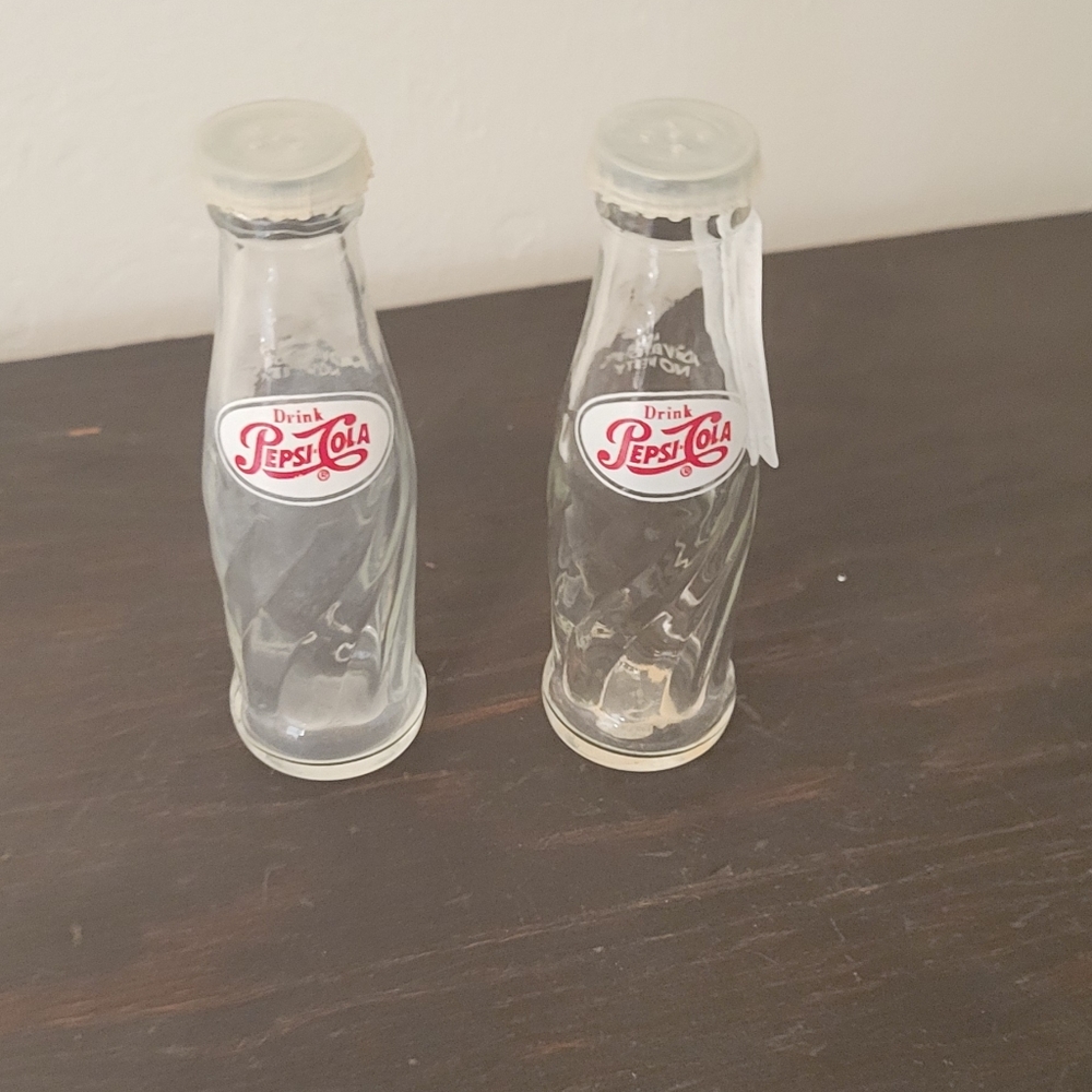 Mini Pepsi Cola bottle Salt and Pepper Shakers